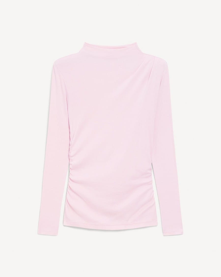 Mock Neck Top in Soft Rib