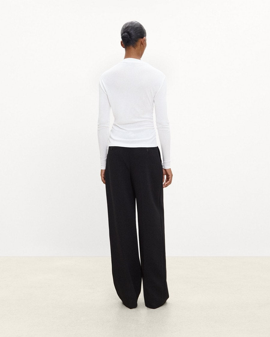 Mock Neck Top in Soft Rib