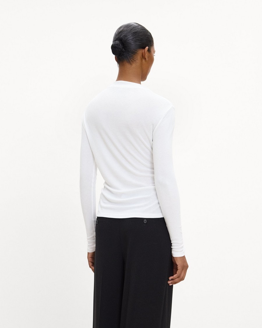 Mock Neck Top in Soft Rib