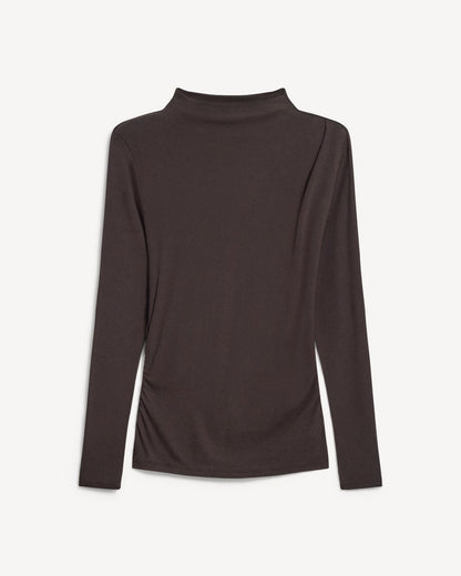 Mock Neck Top in Soft Rib