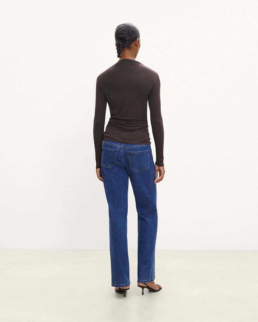 Mock Neck Top in Soft Rib