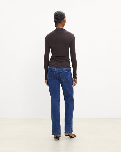 Mock Neck Top in Soft Rib