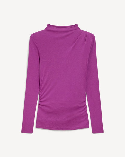 Mock Neck Top in Soft Rib