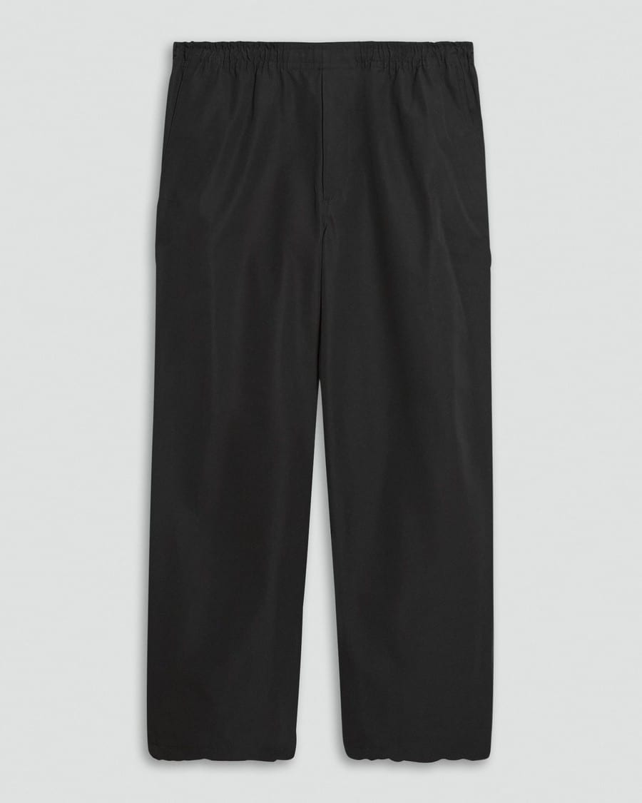Drawstring Pull-On Pant in Organic Cotton-Blend