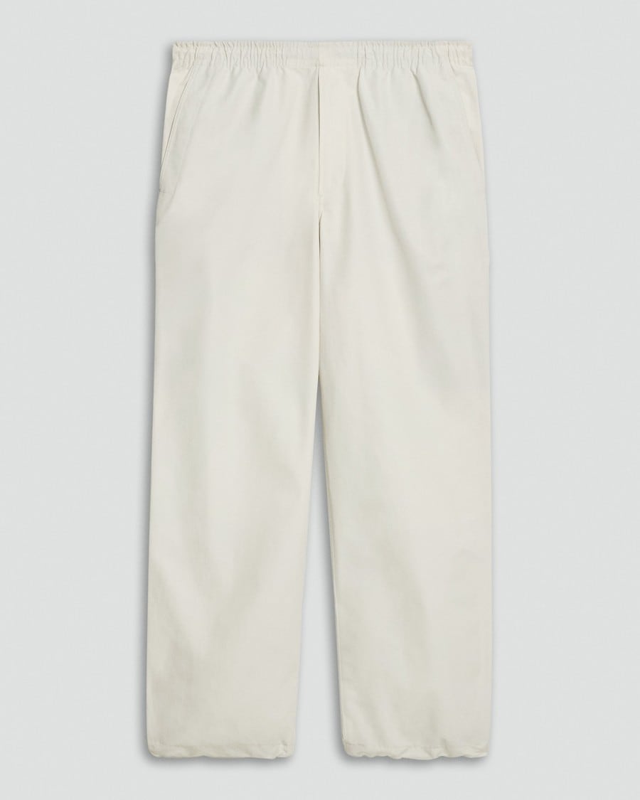 Drawstring Pull-On Pant in Organic Cotton-Blend