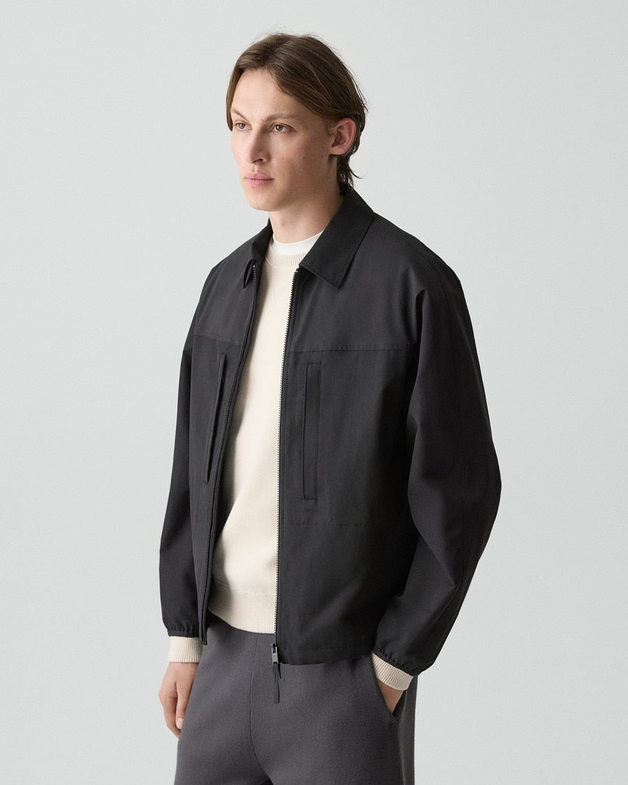 Zip Jacket in Organic Cotton-Blend