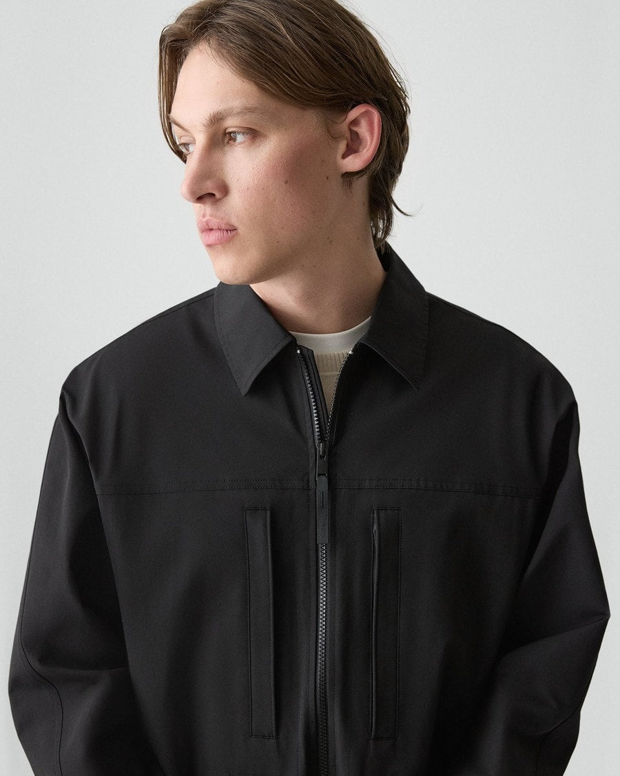 Zip Jacket in Organic Cotton-Blend