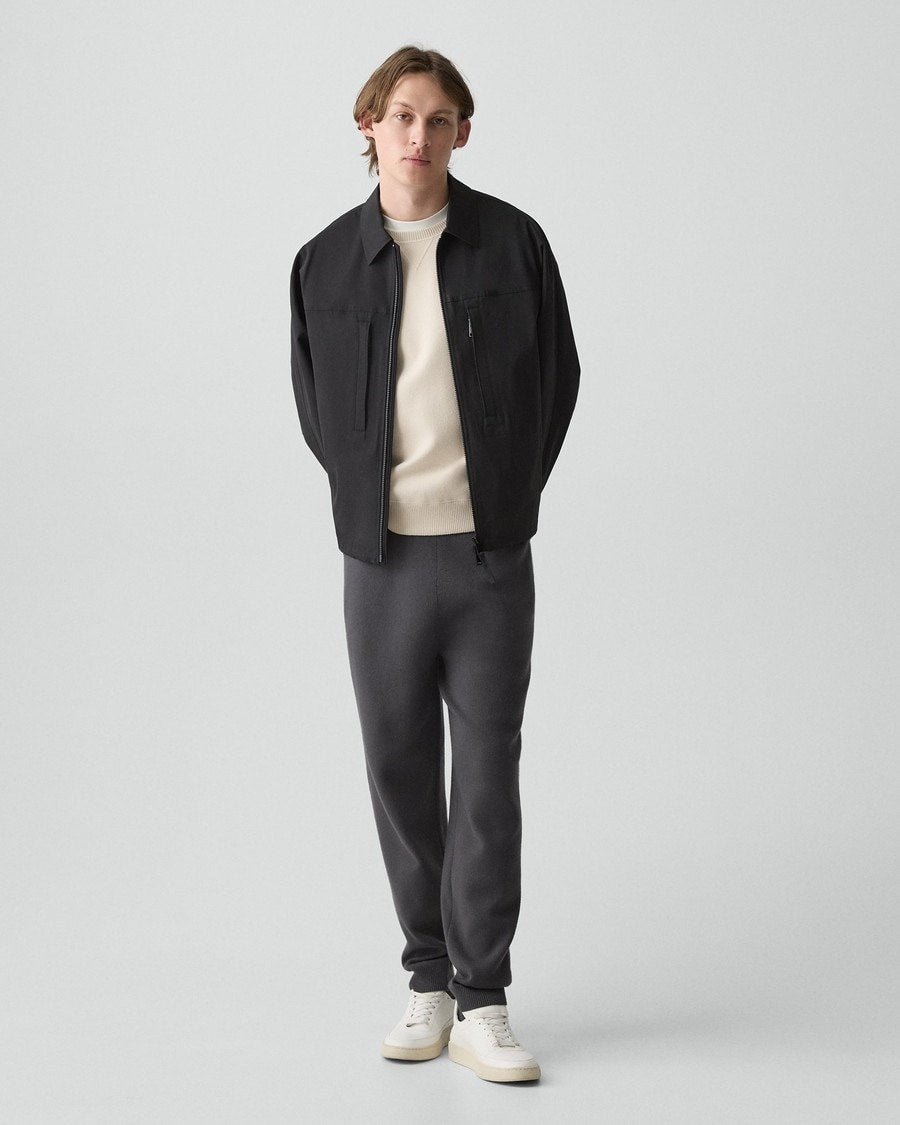 Zip Jacket in Organic Cotton-Blend