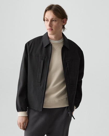 Zip Jacket in Organic Cotton-Blend