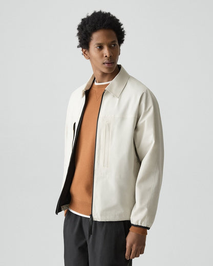 Zip Jacket in Organic Cotton-Blend