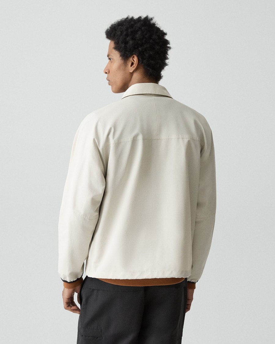 Zip Jacket in Organic Cotton-Blend