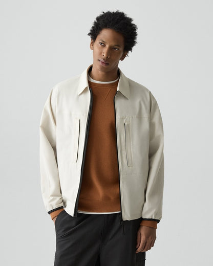 Zip Jacket in Organic Cotton-Blend