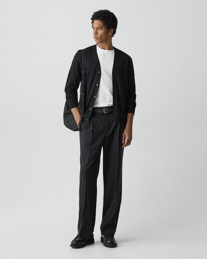 V-Neck Cardigan in Regal Wool