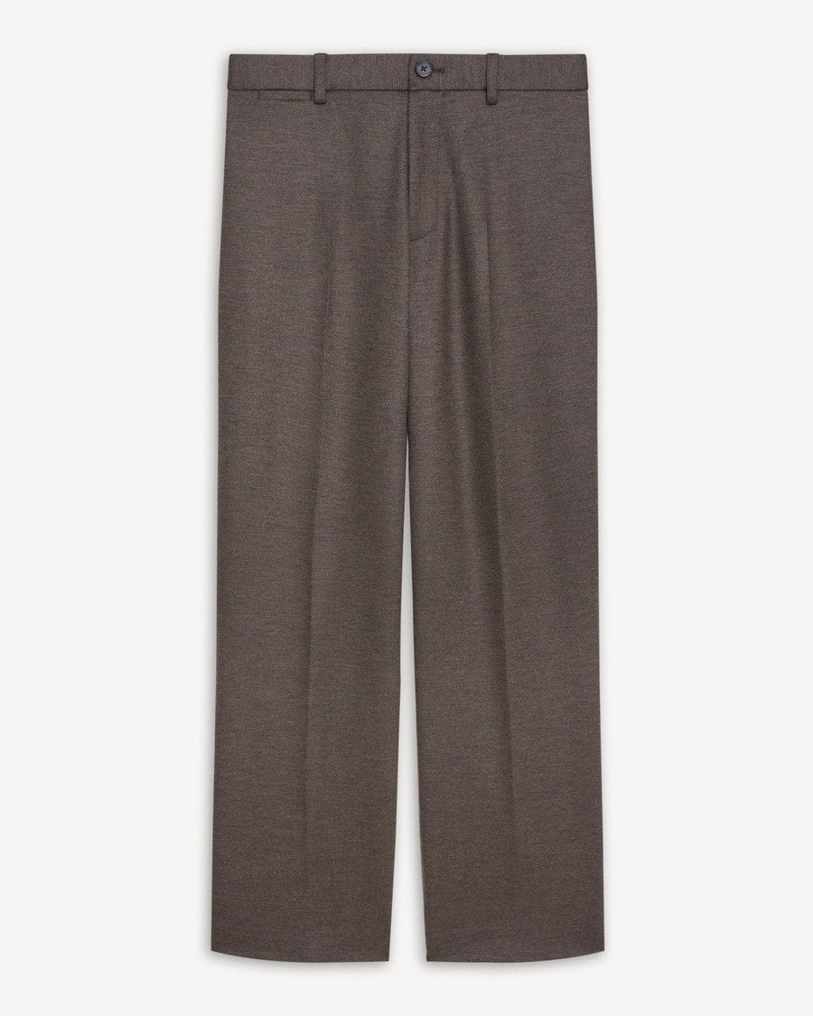 Zaine Drawstring Pant in Wool-Blend Knit