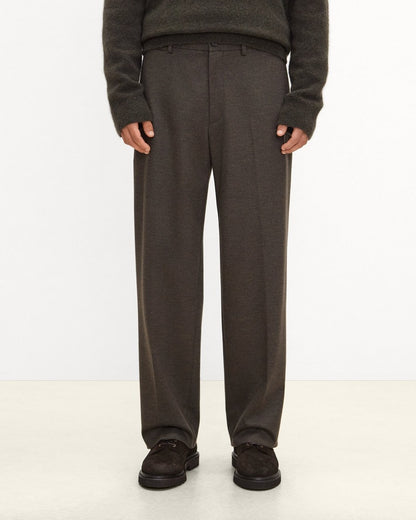 Zaine Drawstring Pant in Wool-Blend Knit