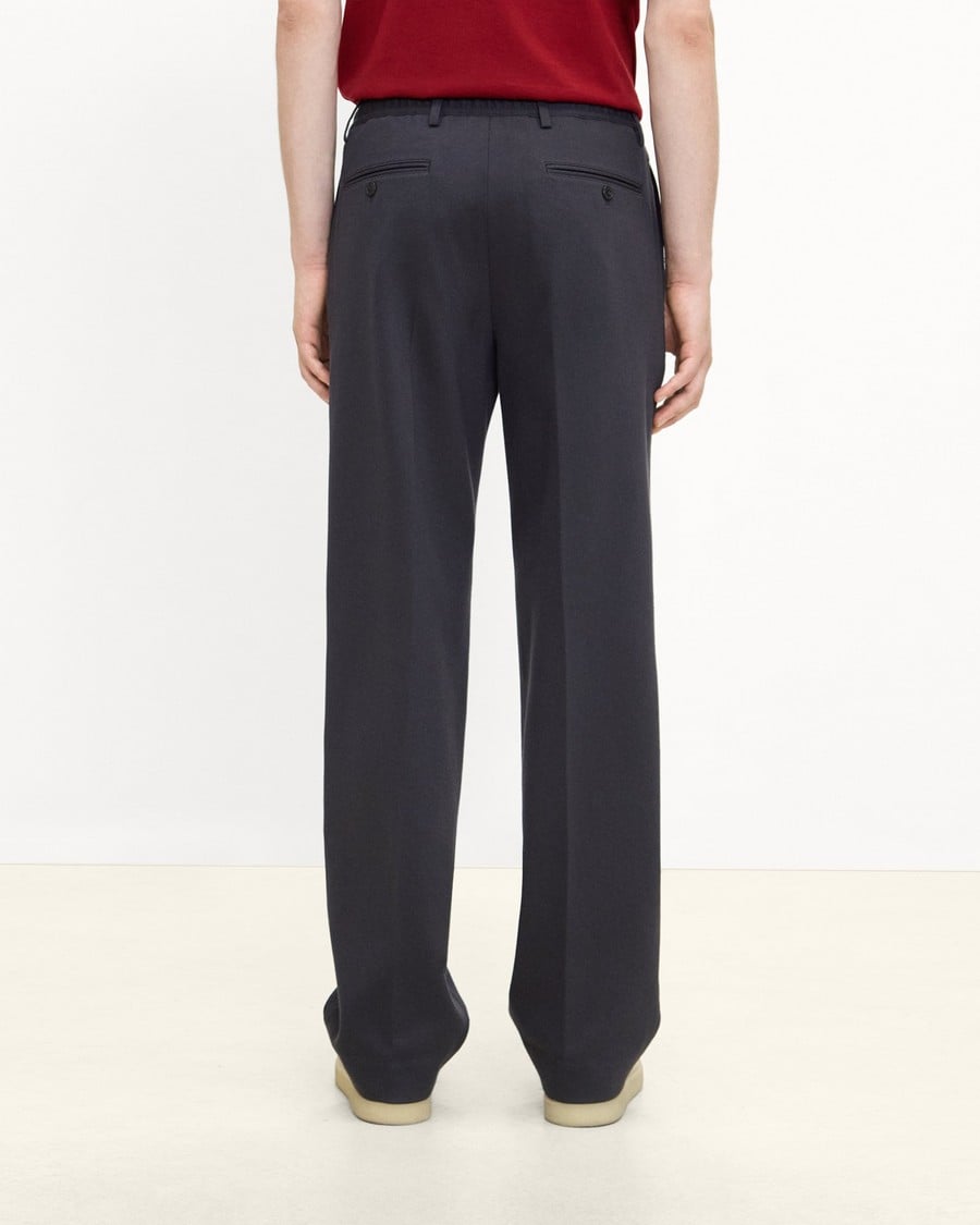 Straight Pant in Knit Twill