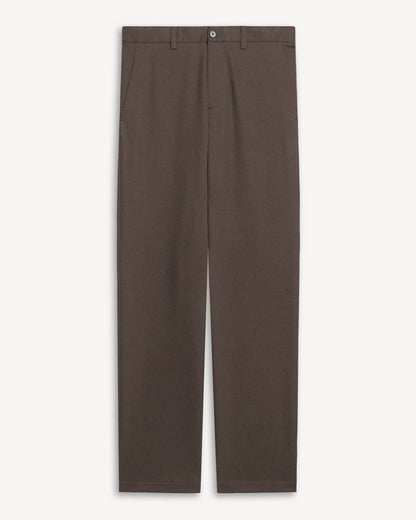 Straight Pant in Knit Twill