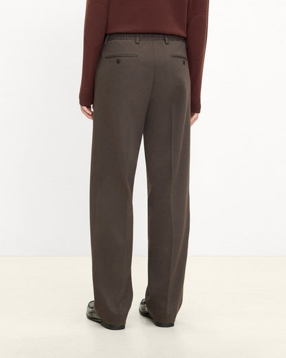 Straight Pant in Knit Twill