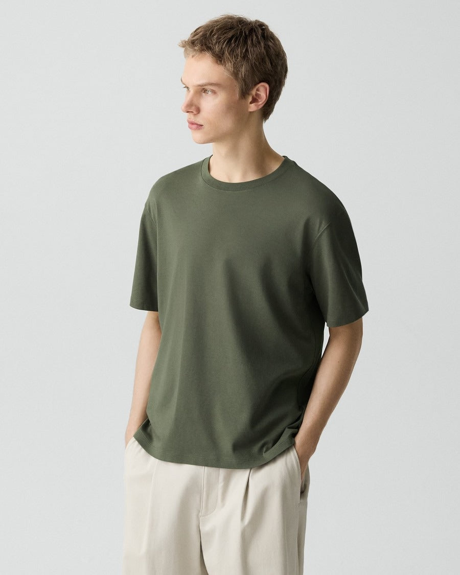 Relaxed Tee in Cotton Jersey