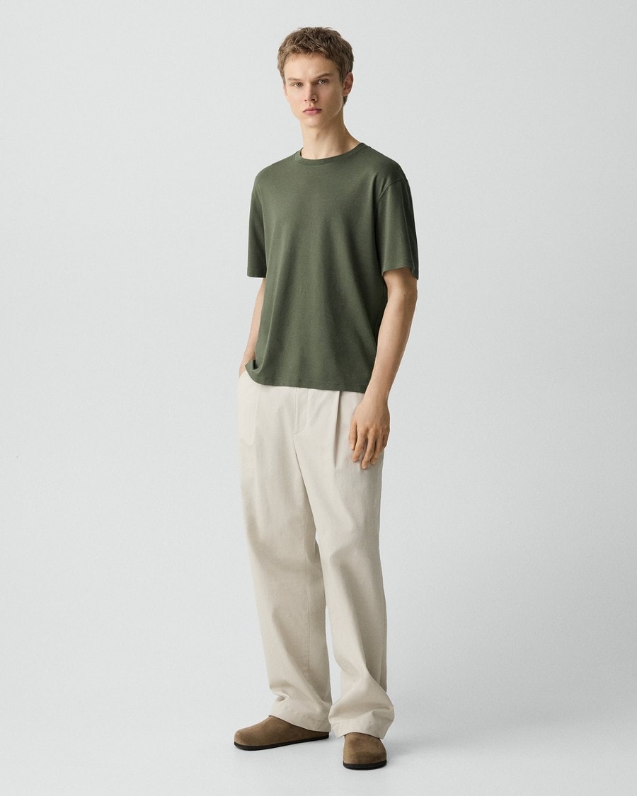 Relaxed Tee in Cotton Jersey