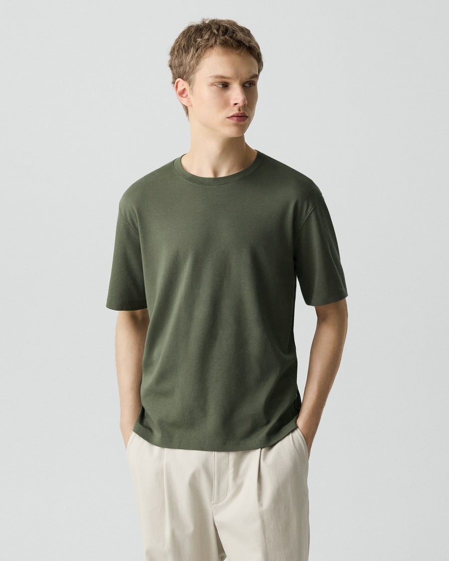 Relaxed Tee in Cotton Jersey