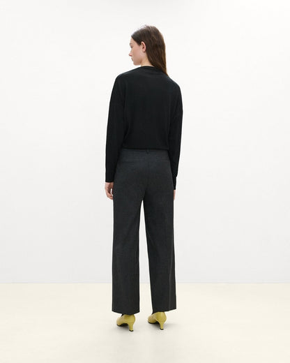 Classic Straight Pant in Sleek Flannel