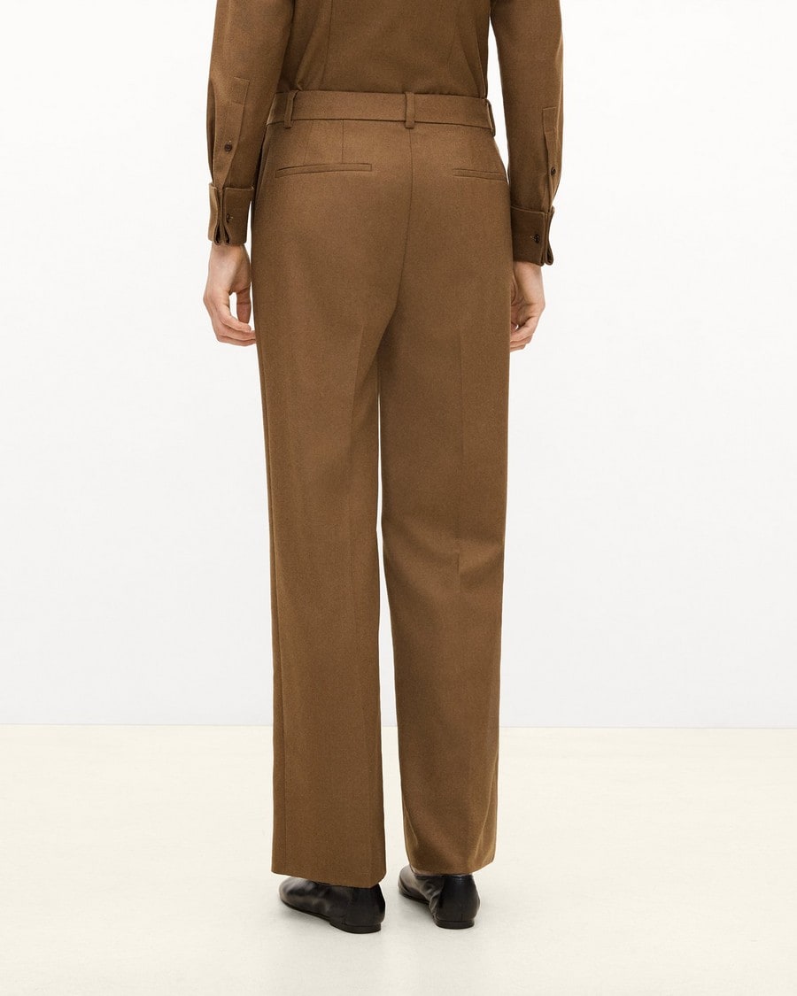 Classic Straight Pant in Sleek Flannel