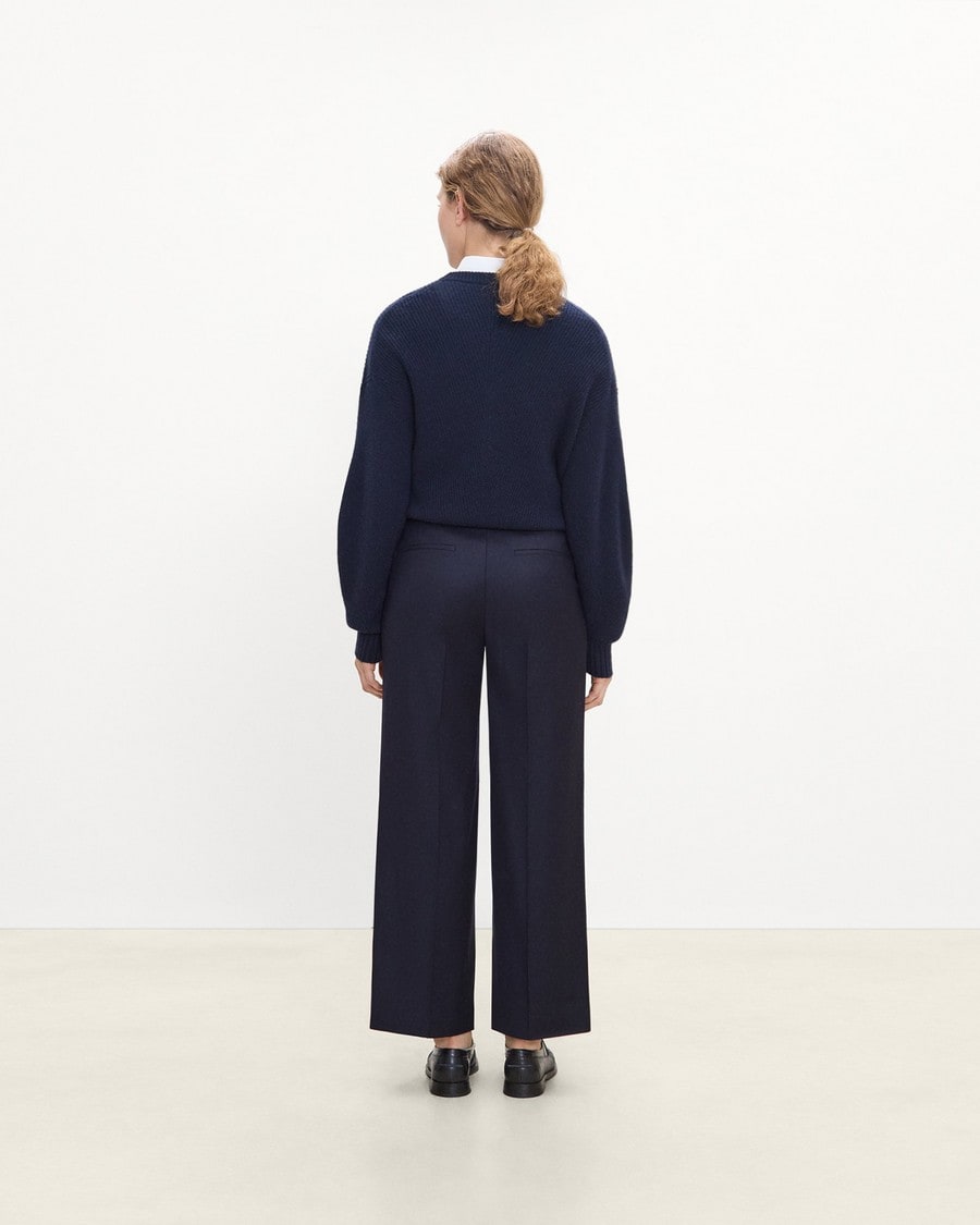 Classic Straight Pant in Sleek Flannel