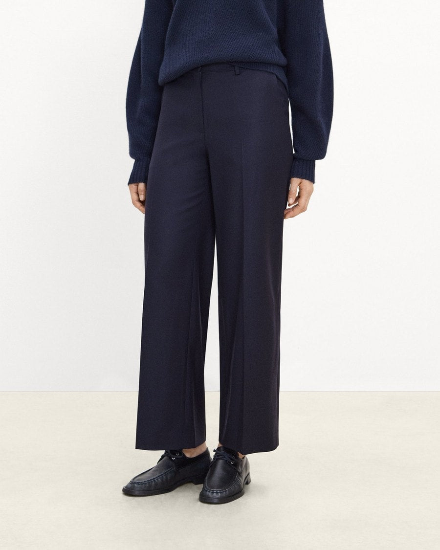 Classic Straight Pant in Sleek Flannel