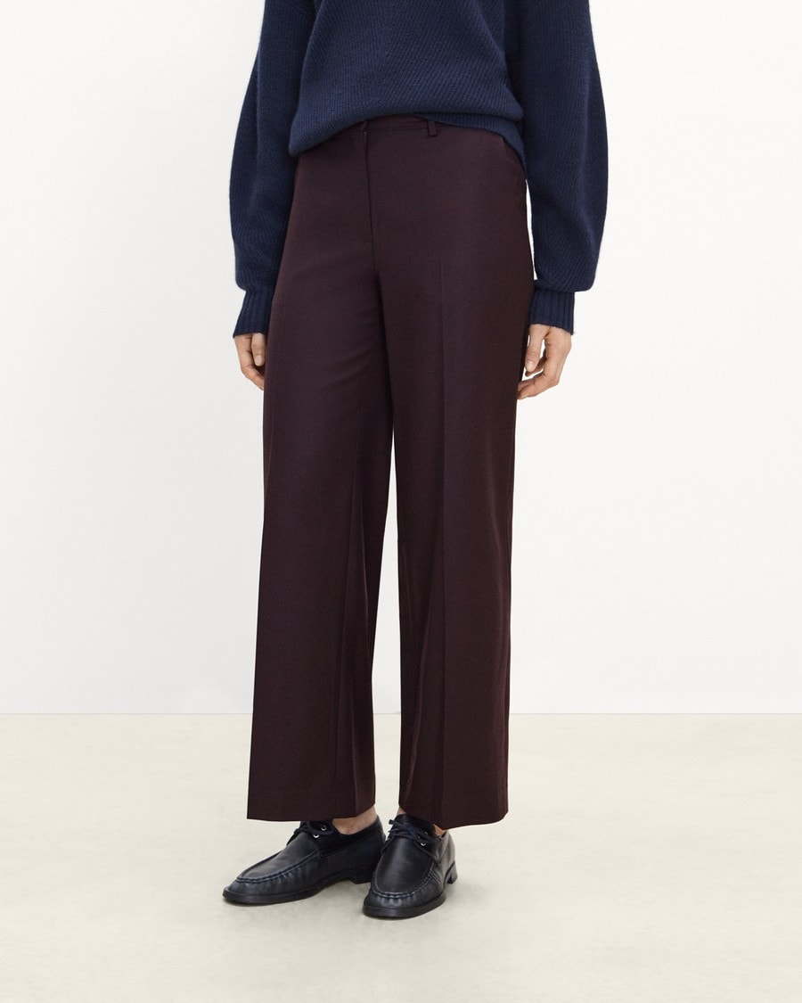 Classic Straight Pant in Sleek Flannel