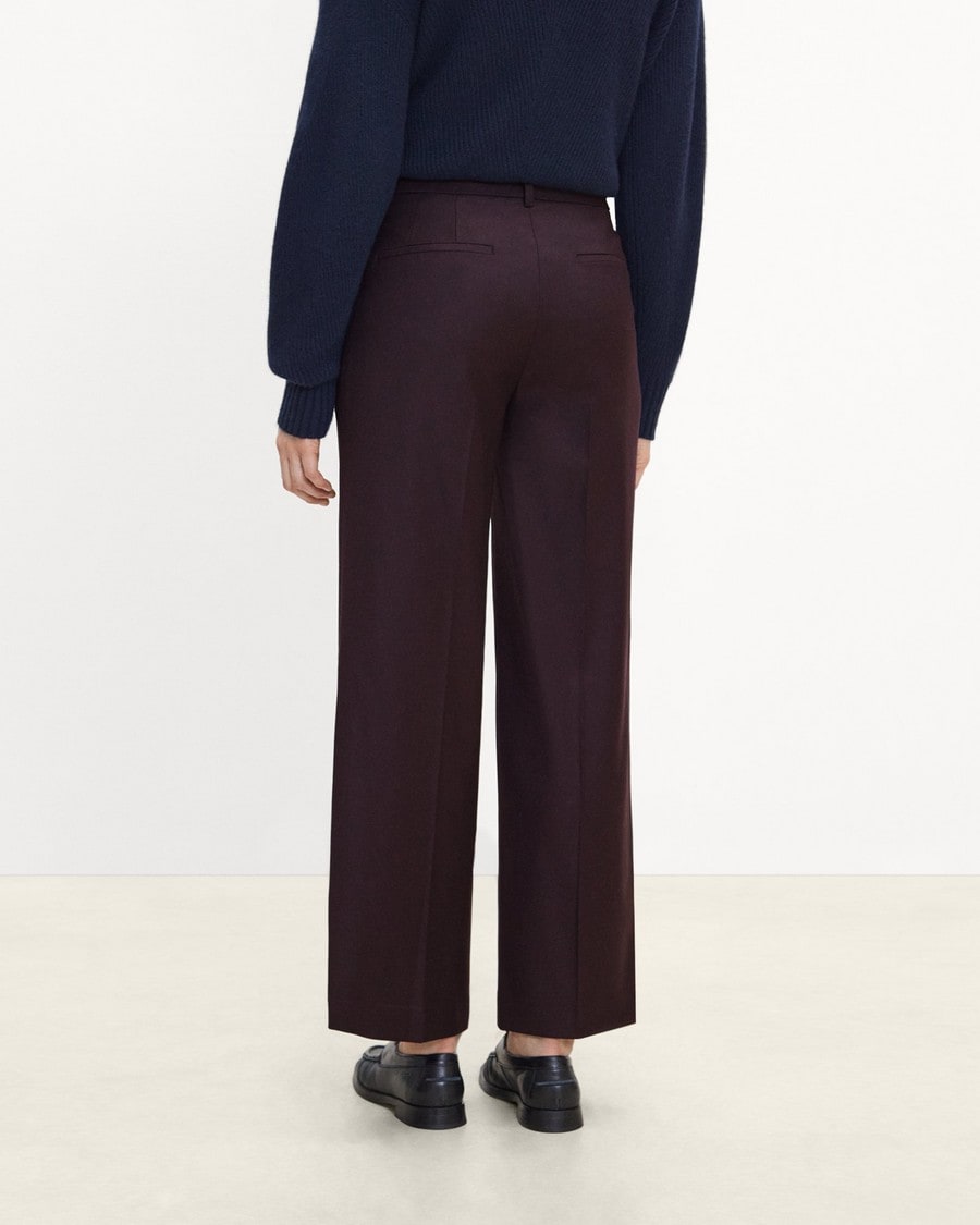 Classic Straight Pant in Sleek Flannel