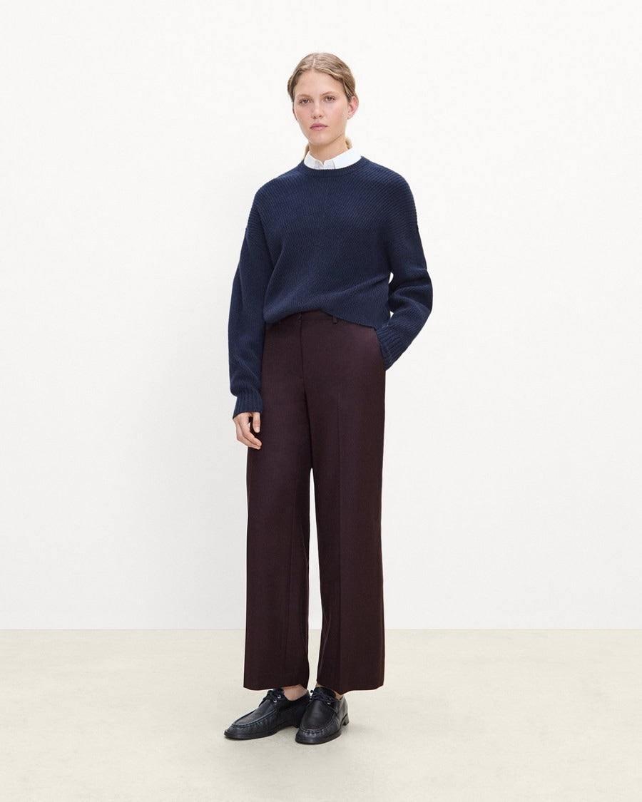 Classic Straight Pant in Sleek Flannel
