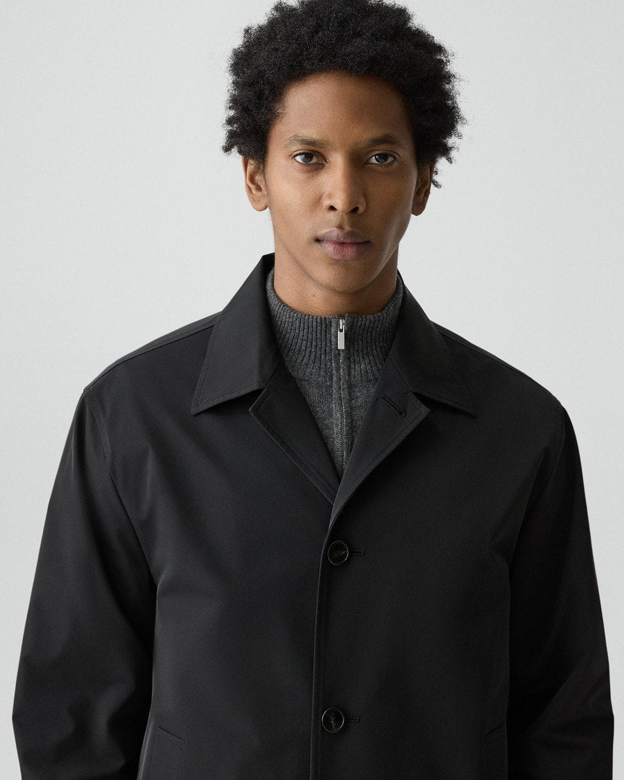 Shirt Collar Jacket in Foundation Twill
