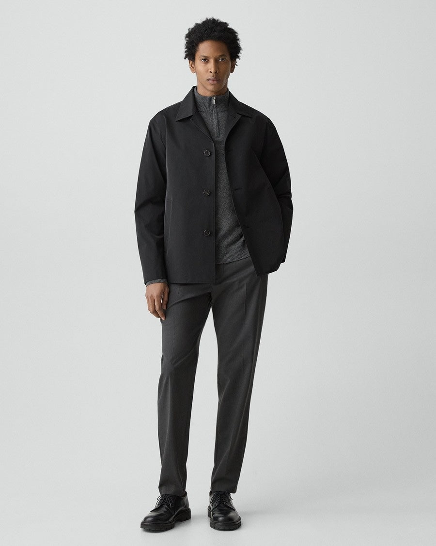 Shirt Collar Jacket in Foundation Twill