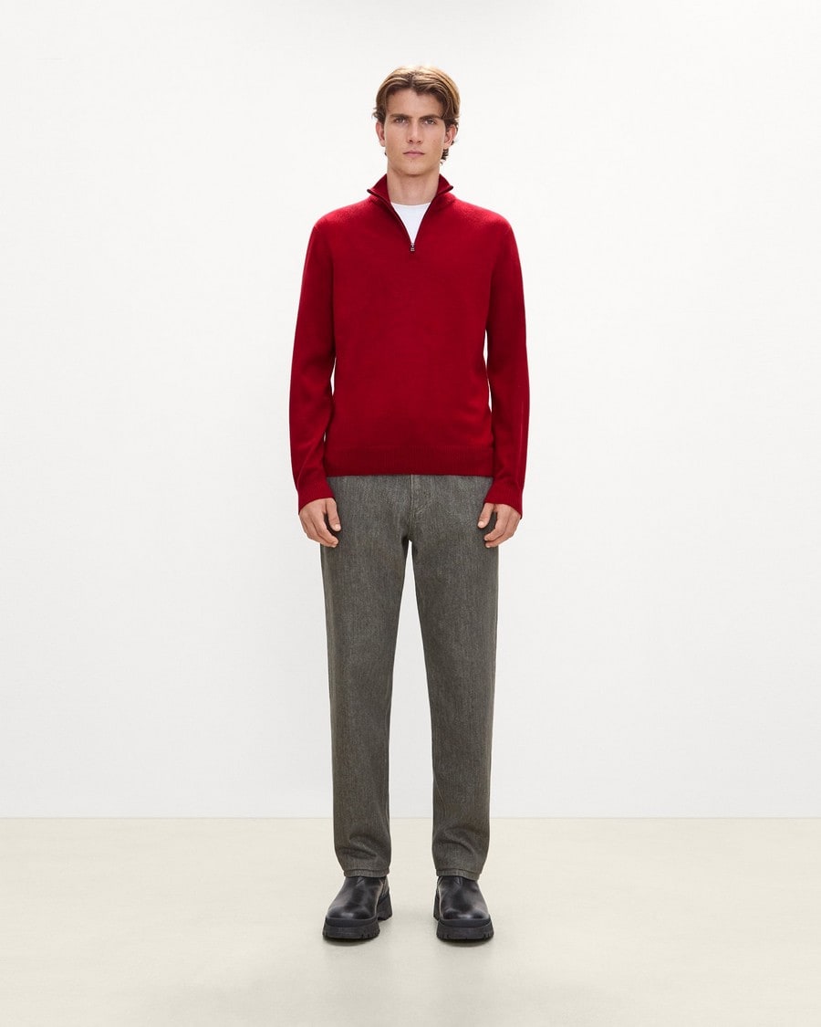 Hilles Quarter-Zip Sweater in Cashmere