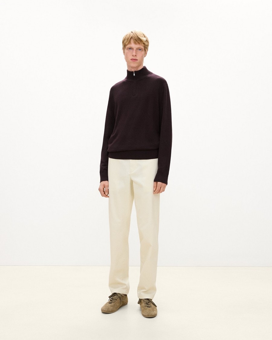 Hilles Quarter-Zip Sweater in Cashmere