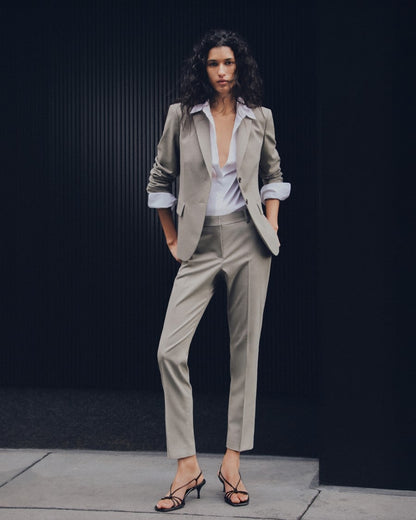 Treeca Pant in Wool Gabardine
