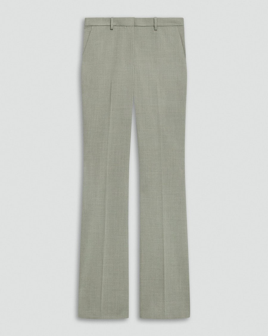 Flared Pant, 29'' in Wool Gabardine