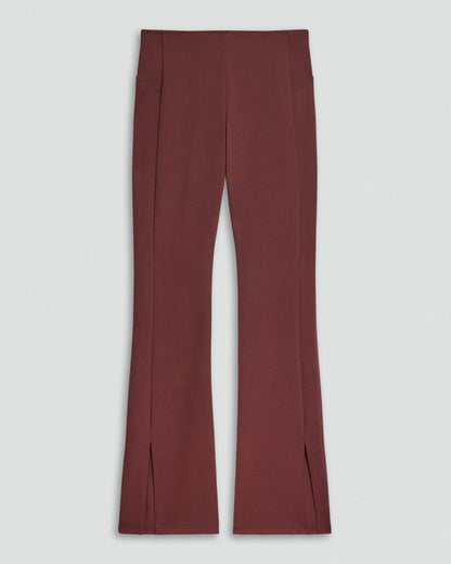 Flared Slit Legging in Motion Ponte
