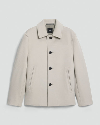 Peacoat in Plush Melton