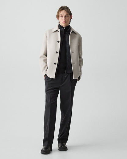Peacoat in Plush Melton