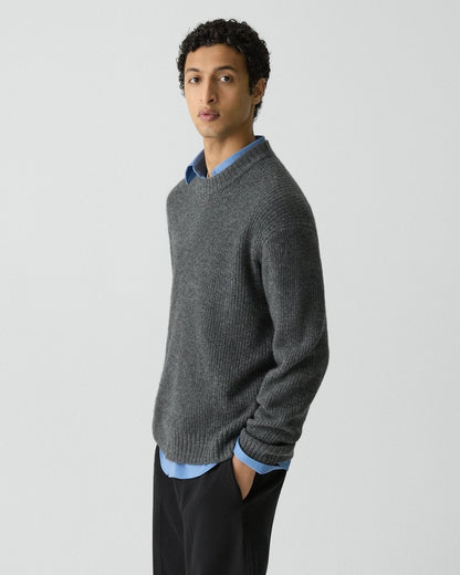 Relaxed Crewneck Sweater in Astor Wool