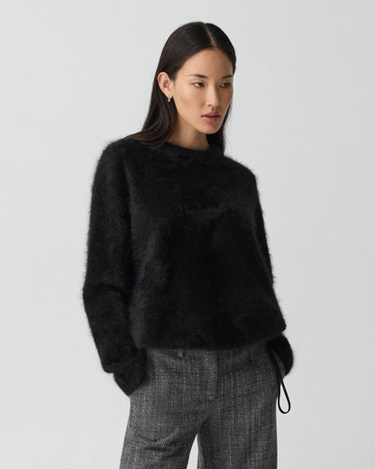 Drawstring Sweatshirt in Airy Cashmere