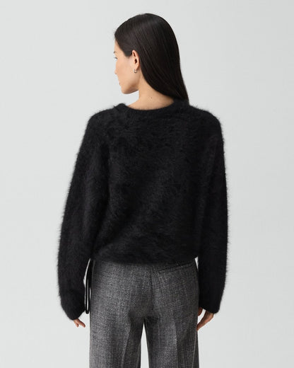 Drawstring Sweatshirt in Airy Cashmere