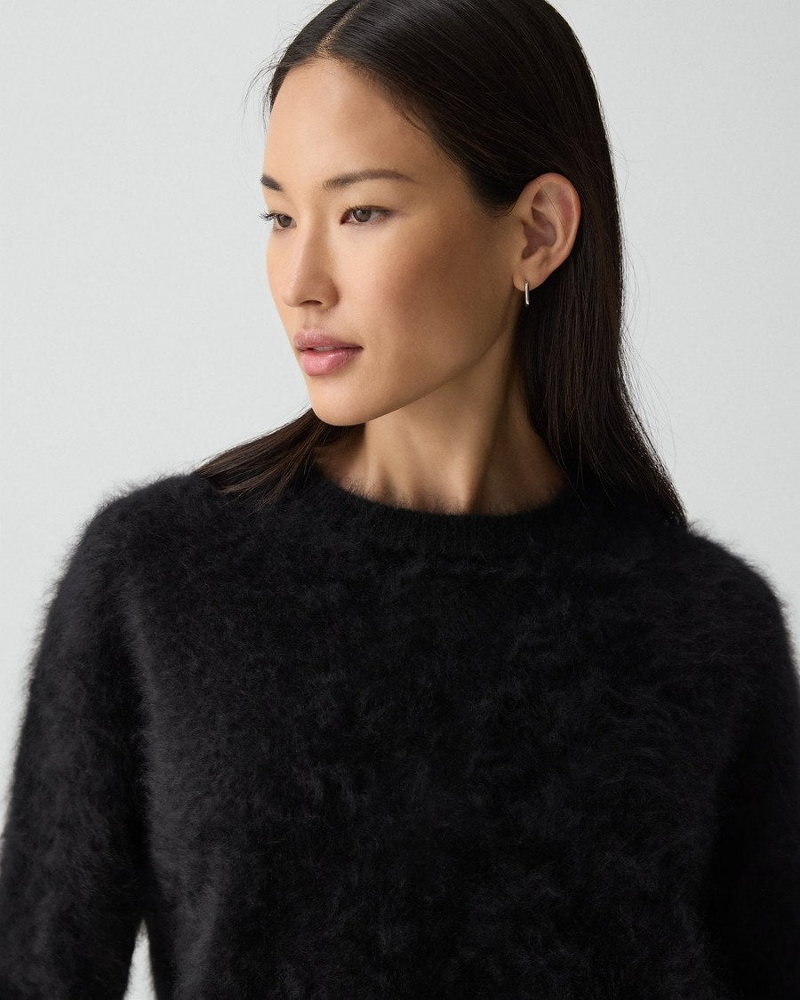 Drawstring Sweatshirt in Airy Cashmere