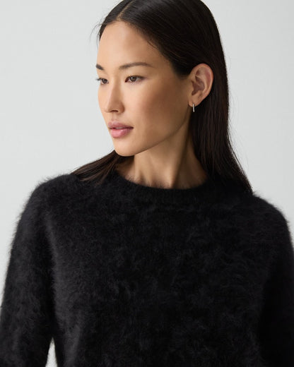 Drawstring Sweatshirt in Airy Cashmere