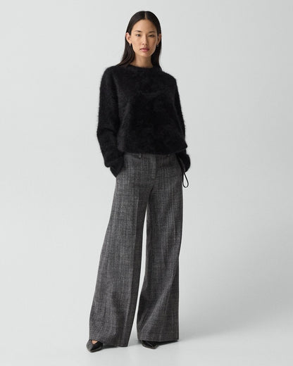 Drawstring Sweatshirt in Airy Cashmere