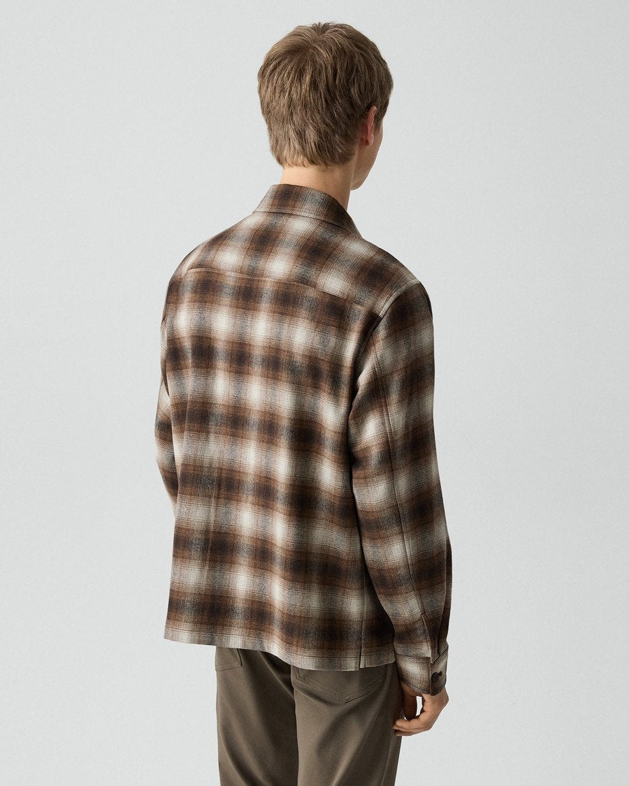 Button-Up Shirt in Jesi Wool