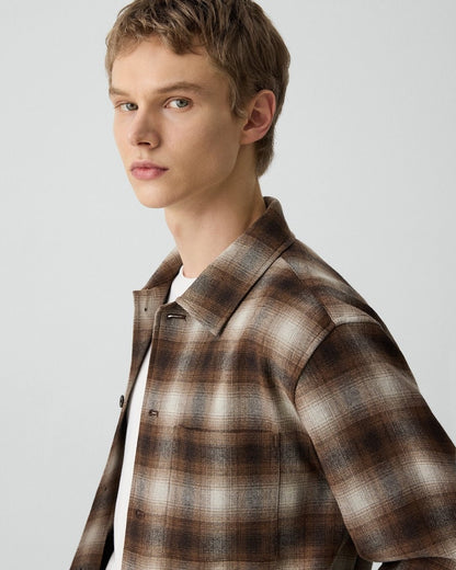 Button-Up Shirt in Jesi Wool