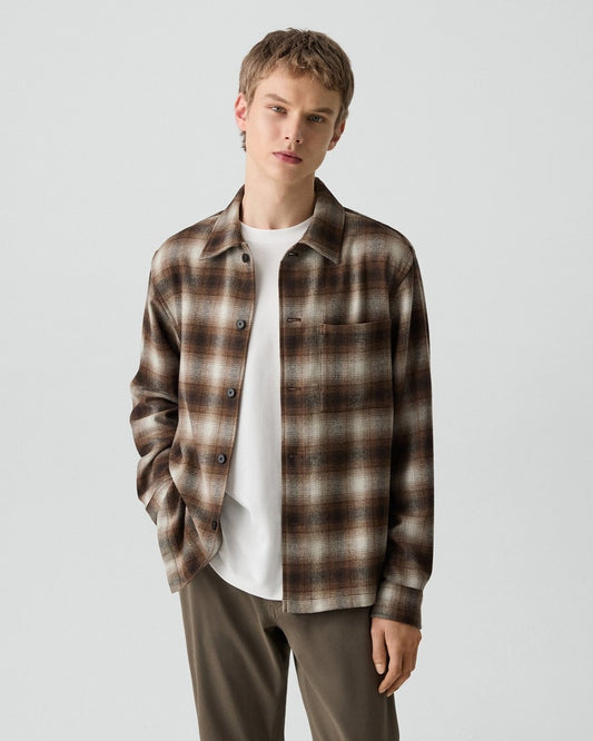 Button-Up Shirt in Jesi Wool